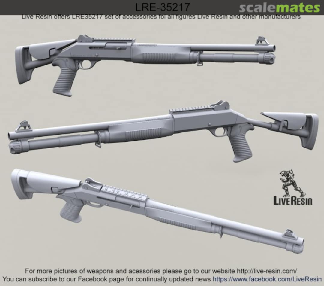 Boxart M1014 Benelli M4 Super 90 Tactical Shotgun LRE-35217 Live Resin Boxart M1014 Benelli M4 Super 90 Tactical Shotgun LRE-35217 Live Resin