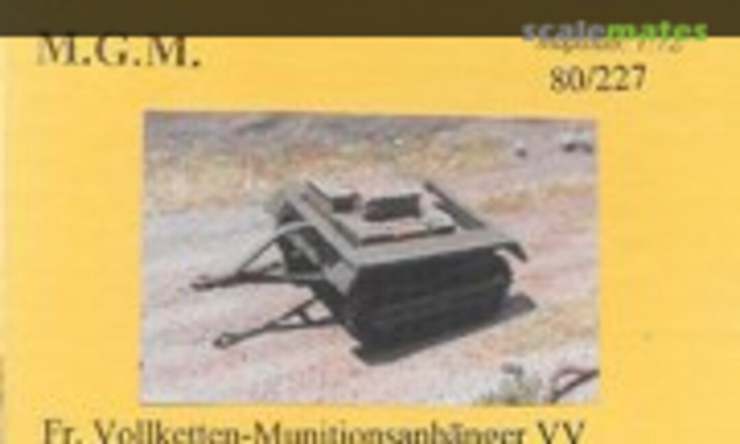 Fr. Volketten-Munitionsanhänger VV (M.G.M. 80/227)