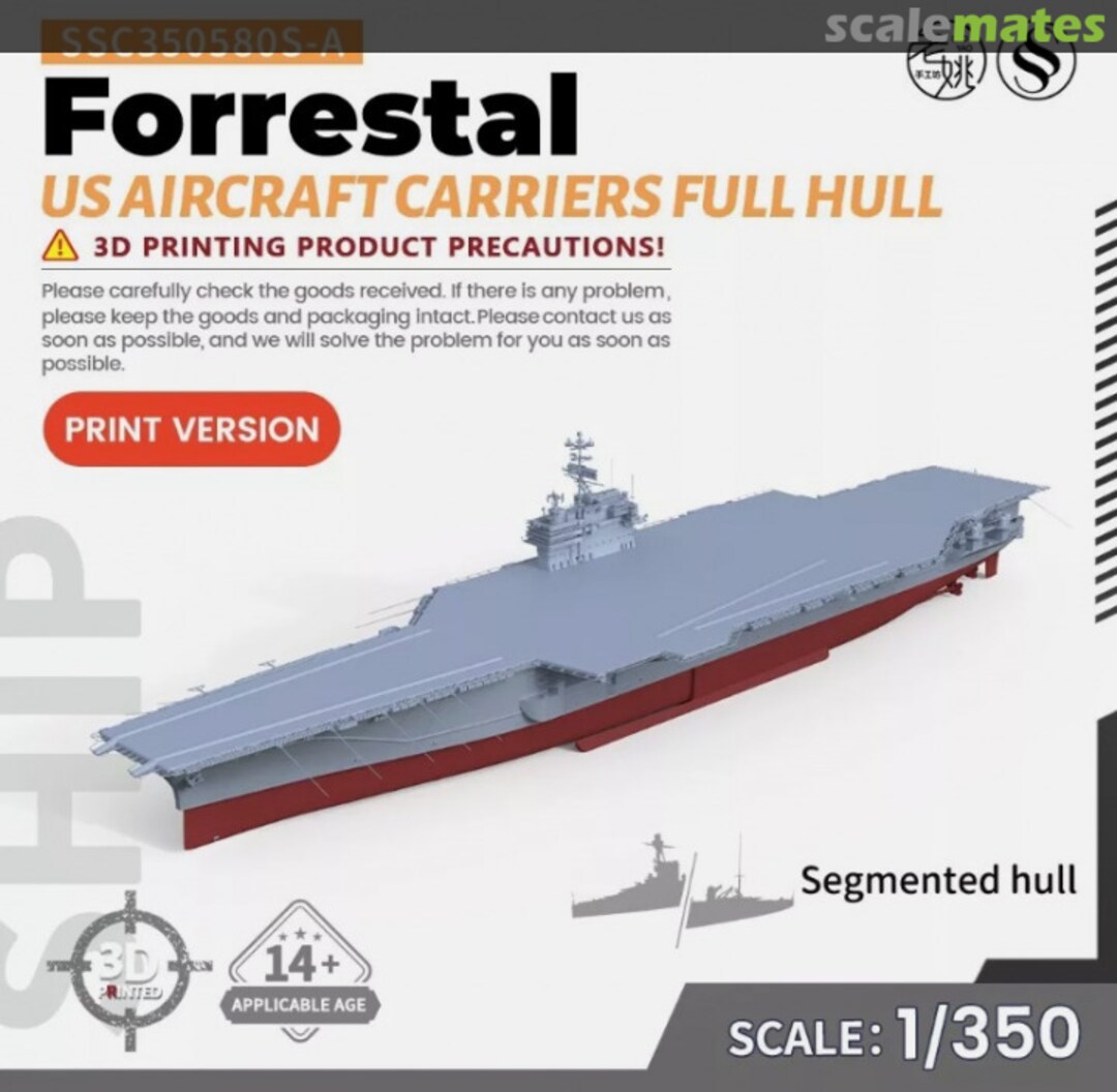 Boxart Forrestal SSC350580S-A SSMODEL Boxart Forrestal SSC350580S-A SSMODEL