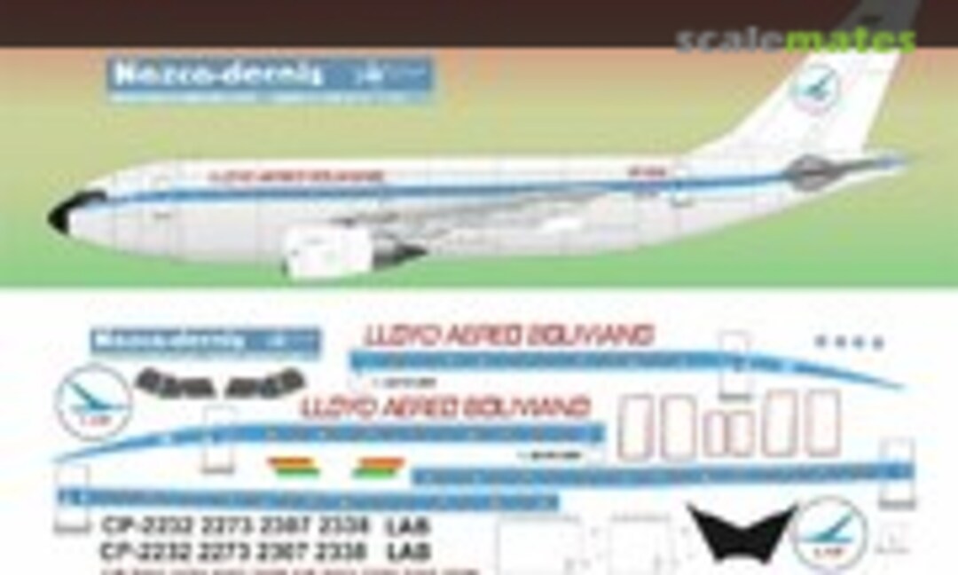 1:144 LAB A-310 (Nazca decals LAB001A) LAB001A