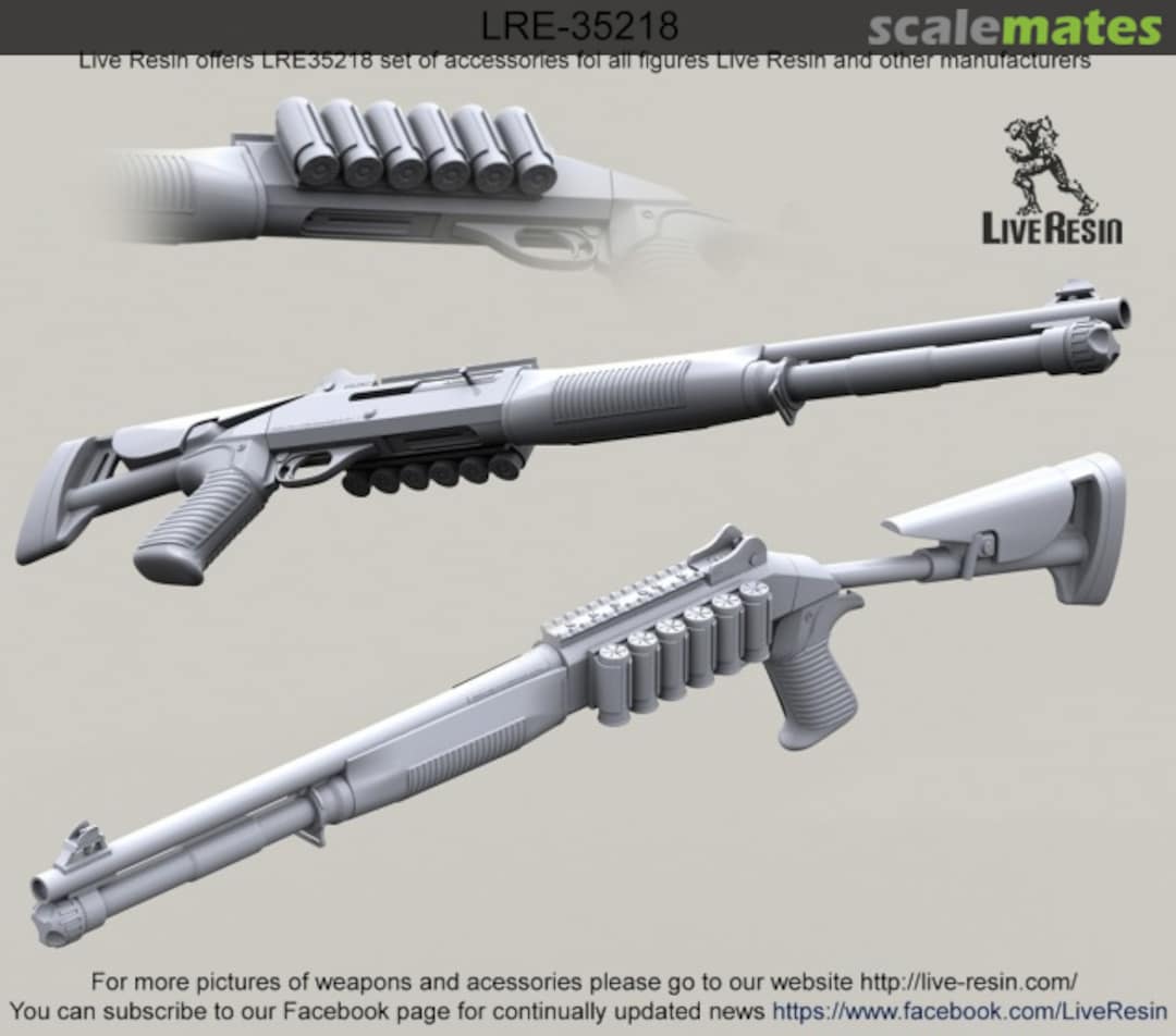 Boxart M1014 Benelli M4 Super 90 Tactical Shotgun w/ Loading Accelerator LRE-35218 Live Resin Boxart M1014 Benelli M4 Super 90 Tactical Shotgun w/ Loading Accelerator LRE-35218 Live Resin