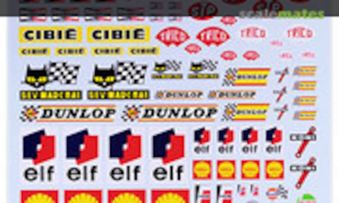 No 1960′s Sponsor Decal (Model Factory Hiro P-1124)