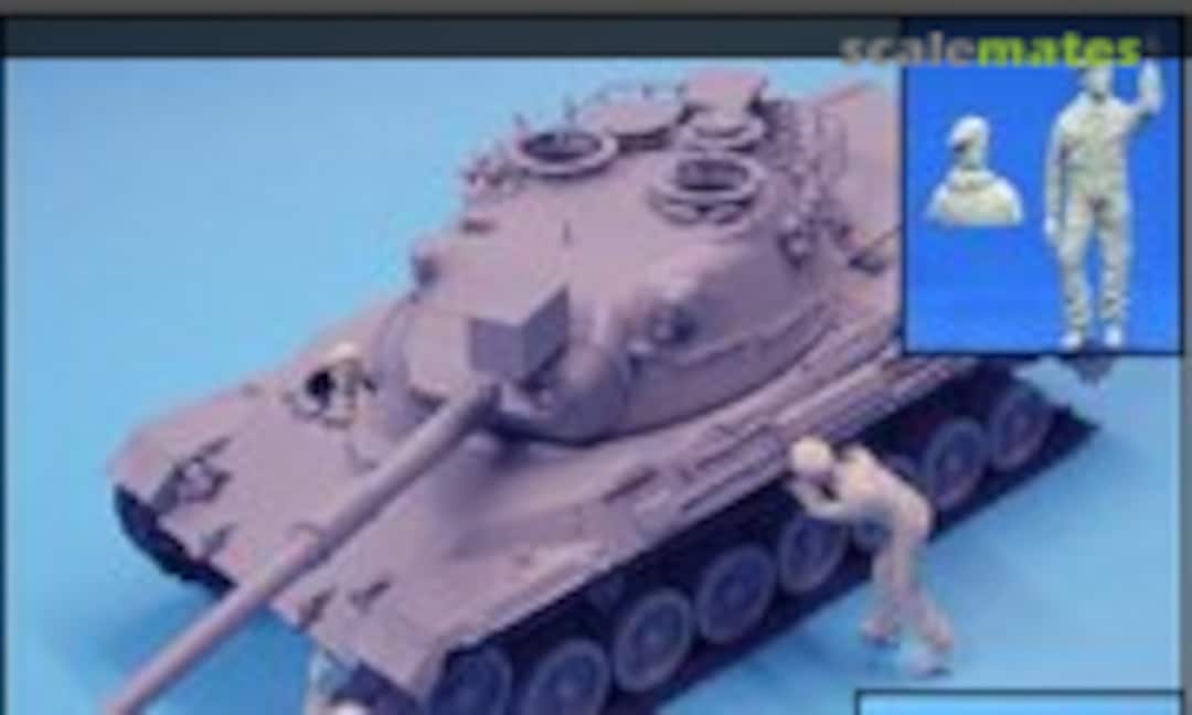 1:35 Panzersoldaten, beim Gleiskette aufziehen (DOLP-Modellbau BW-153) BW-153