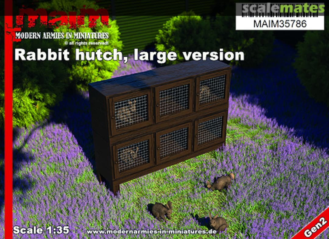 Boxart Rabbit hutch large Version MAIM35786 MAiM Boxart Rabbit hutch large Version MAIM35786 MAiM