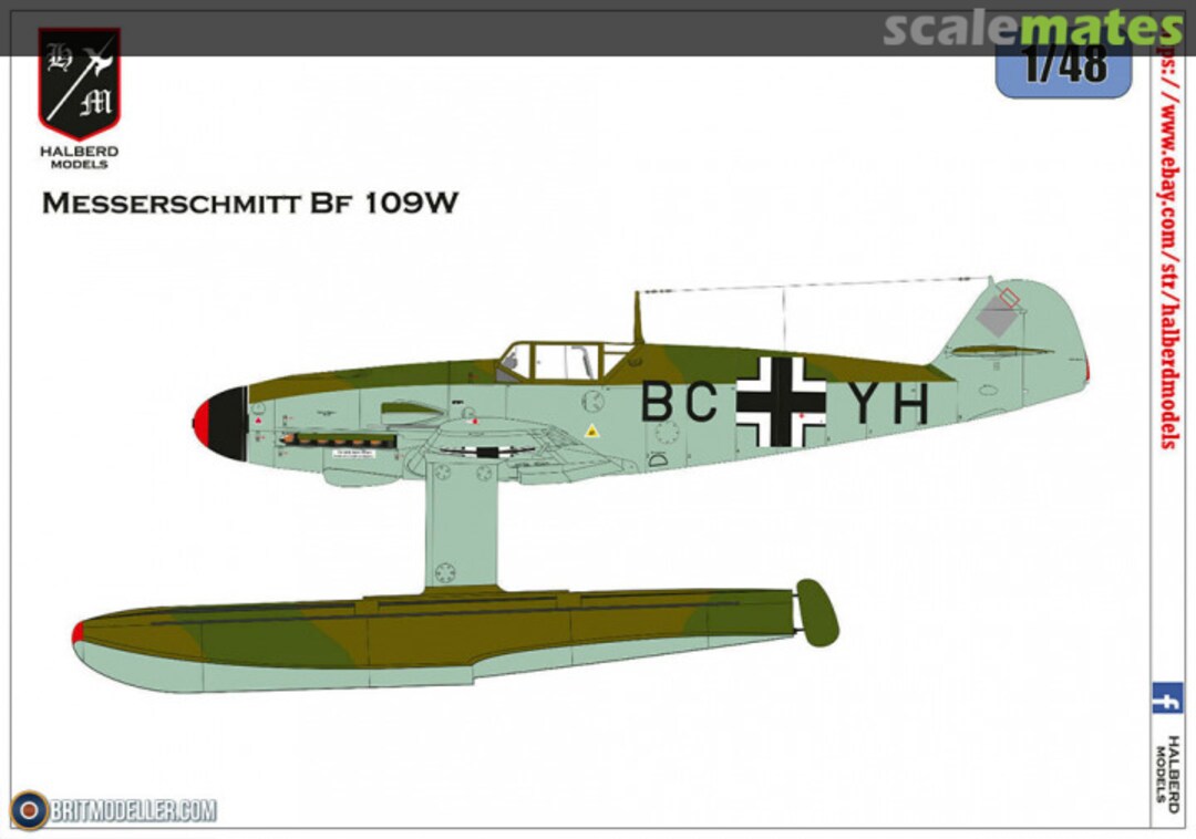 Boxart Messerschmitt Bf.109W Kit 109w-kit Halberd Models Boxart Messerschmitt Bf.109W Kit 109w-kit Halberd Models