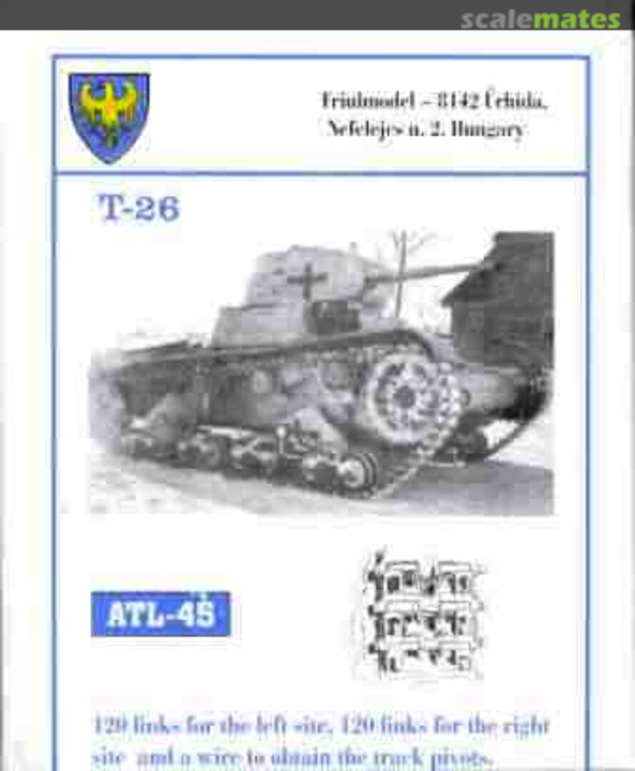 Boxart T-26 ATL-45 Friulmodel Boxart T-26 ATL-45 Friulmodel