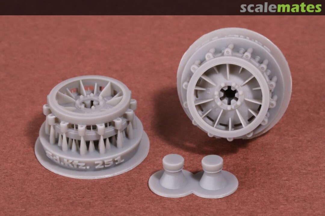 Boxart Sd Kfz 251 Antriebsrad ohne Gummi / Sprocket non R 3D006 SBS Model Boxart Sd Kfz 251 Antriebsrad ohne Gummi / Sprocket non R 3D006 SBS Model