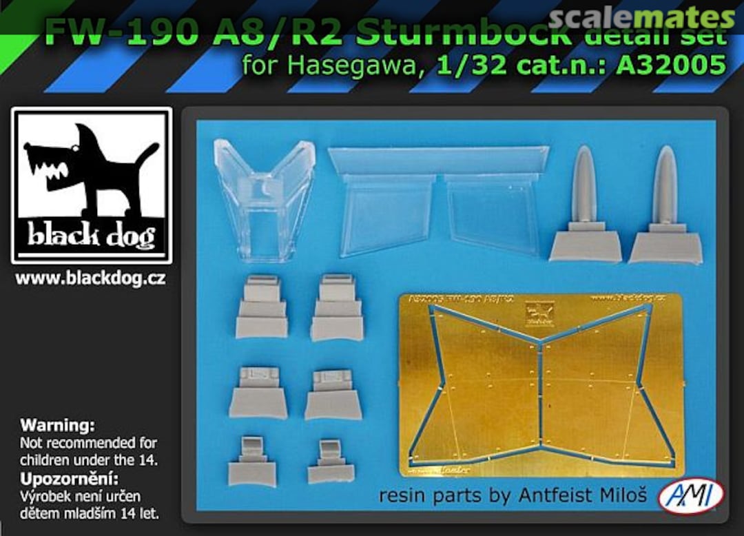 Boxart FW-190 A8/R2 Sturmbock A32005 Black Dog Boxart FW-190 A8/R2 Sturmbock A32005 Black Dog