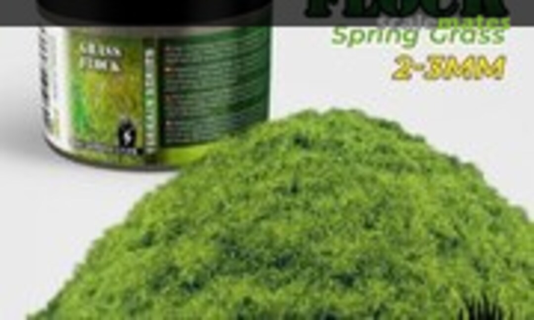 No Grass Flock - Spring Grass 2-3 mm - 200 ml (Green Stuff World 11144) 11144