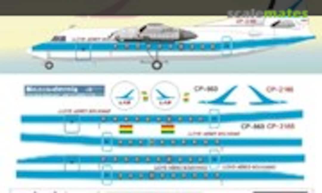 1:144 LAB F-27 (Nazca decals lab002) lab002