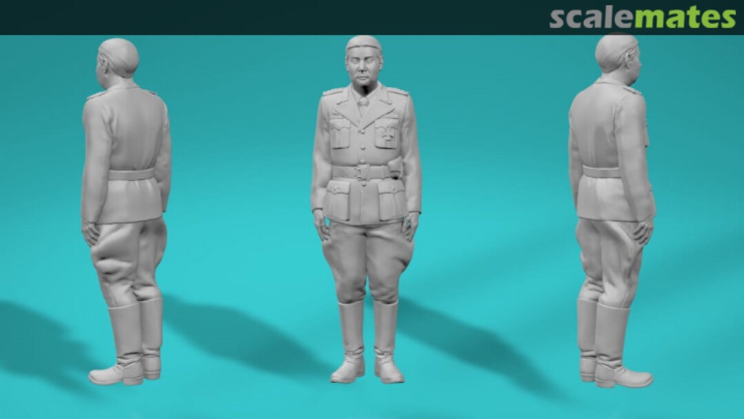 Boxart Bunker - WWII - German General - version 1 99200210-35 EMP3d Boxart Bunker - WWII - German General - version 1 99200210-35 EMP3d