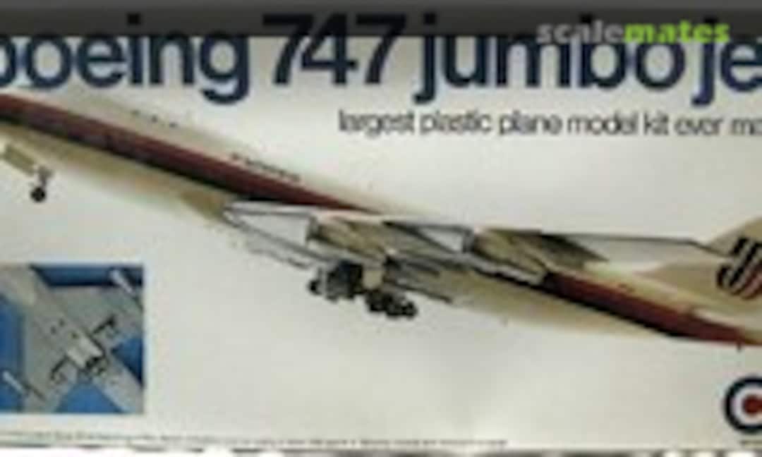 1:100 Boeing 747 Jumbo Jet (Entex Industries 8453)