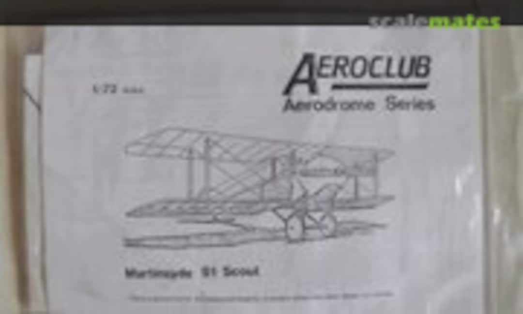 1:72 Martinsyde S1 Scout (Aeroclub K305) K305