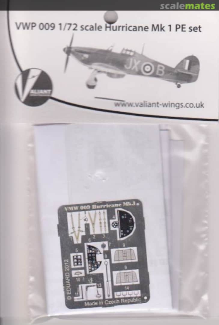 Boxart Hurricane Mk 1 VWP 009 Valiant Wings Publishing Boxart Hurricane Mk 1 VWP 009 Valiant Wings Publishing