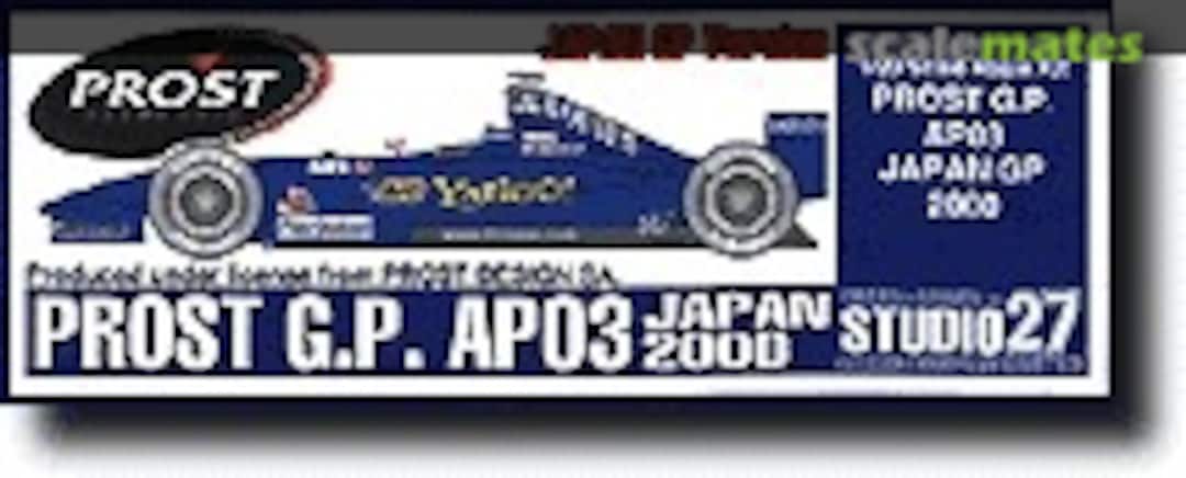 Boxart Prost G.P. Peugeot AP03 "GAULOISES" ST27-AP2005 Studio27