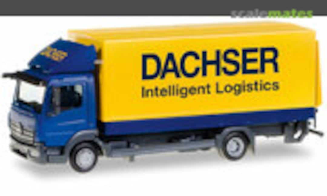 Mercedes-Benz Atego Planen-LKW mit Ladebordwand &quot;Dachser&quot; (Herpa 307413)