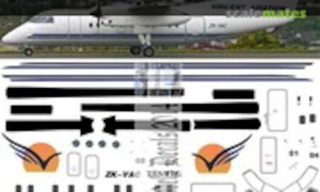 1:72 Dash8-100 Vincent Aviation (Oldmodels Decals OMD0333) OMD0333