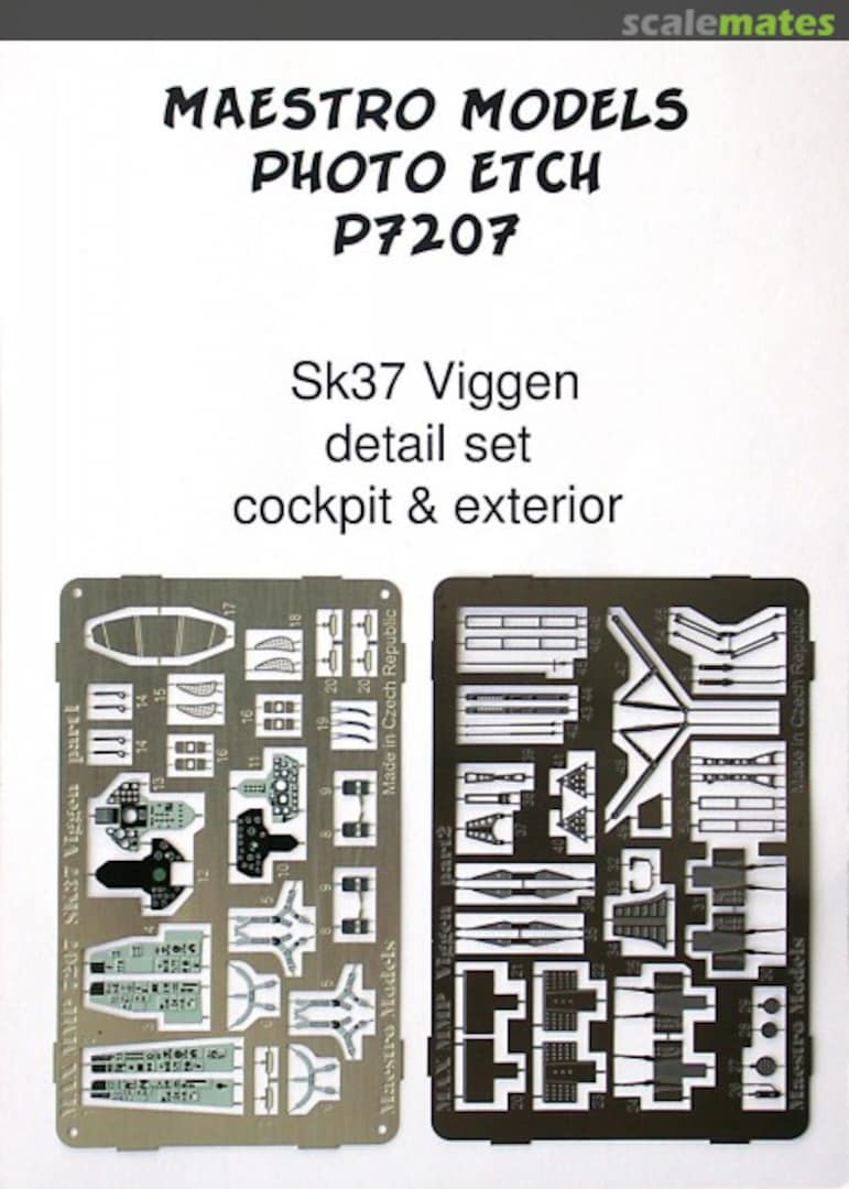 Boxart Sk37 Viggen MMP7207 Maestro Models Boxart Sk37 Viggen MMP7207 Maestro Models