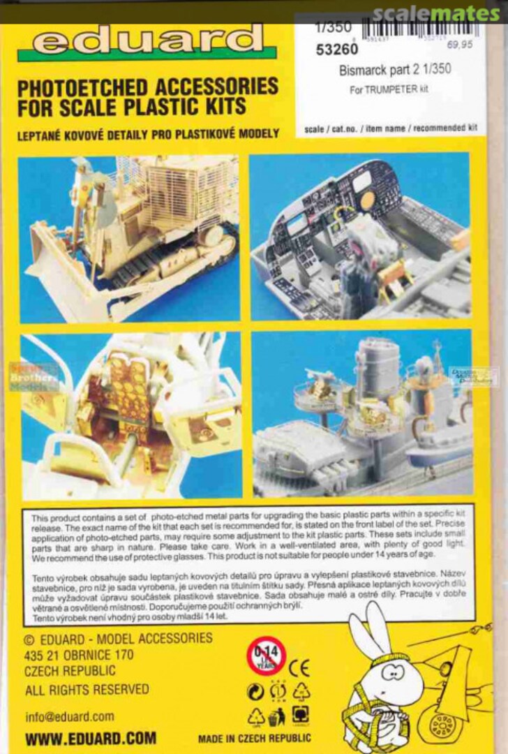 Boxart Bismarck part 2 53260 Eduard Boxart Bismarck part 2 53260 Eduard
