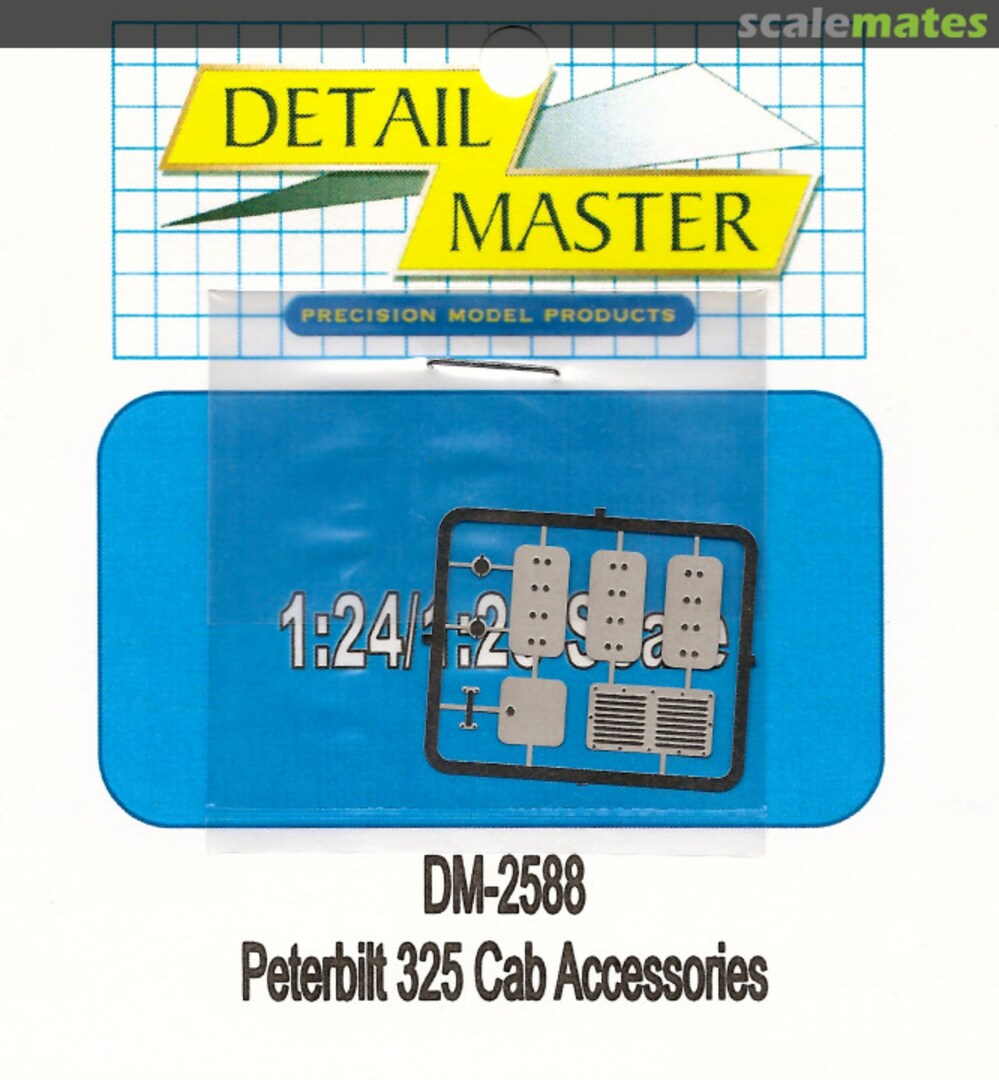 Boxart Peterbilt 325 (352) Cab Accessories 2588 Detail Master Boxart Peterbilt 325 (352) Cab Accessories 2588 Detail Master
