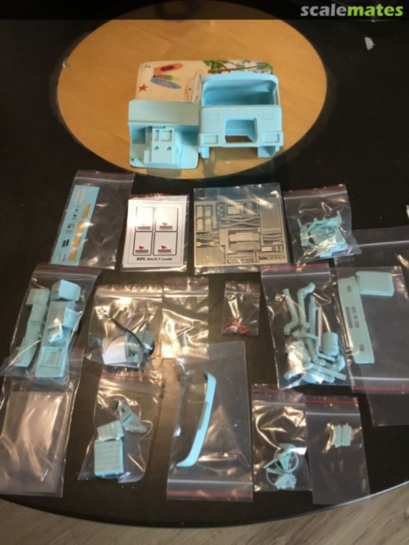 Boxart Mack F Model Sleeper Cab RHD Conversion Transkit Mack6 Auslowe Model Accessories Boxart Mack F Model Sleeper Cab RHD Conversion Transkit Mack6 Auslowe Model Accessories