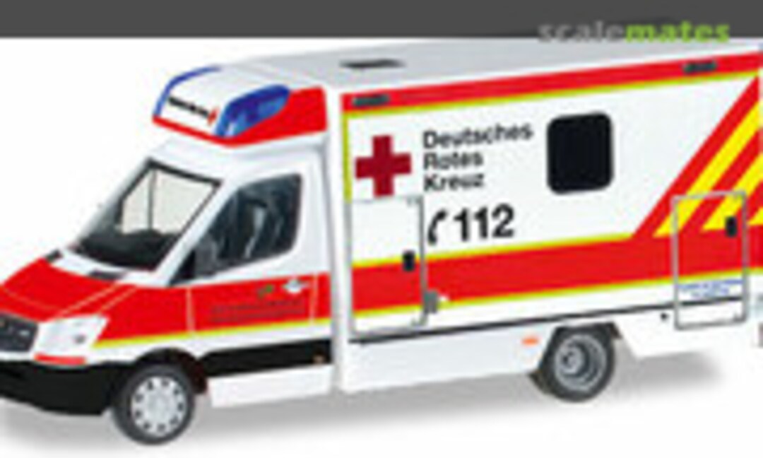 1:87 Mercedes Benz Sprinter RTW DRK Stuttgart (Herpa 093217)