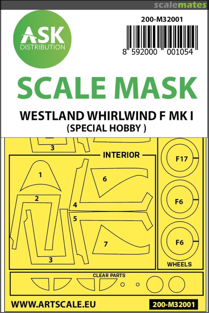 Boxart Westland Whirlwind F Mk.I 200-M32001 ASK