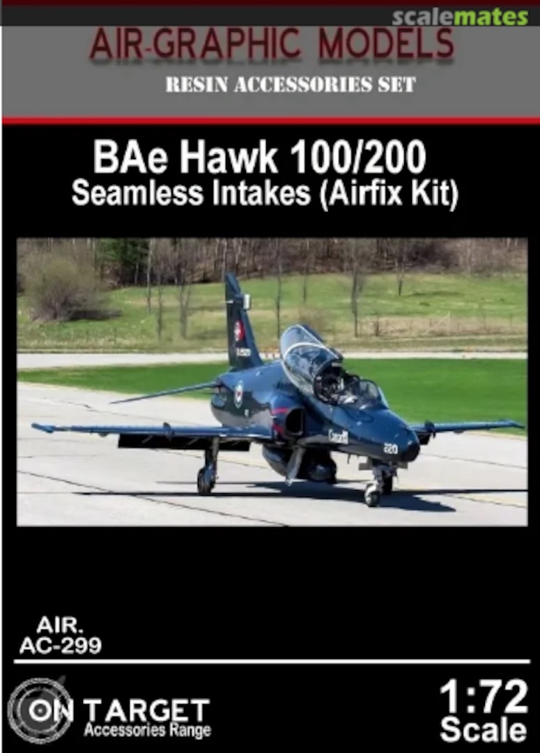 Boxart BAe Hawk 100/200 Series Seamless Intakes AC-299 Air-Graphics Models Boxart BAe Hawk 100/200 Series Seamless Intakes AC-299 Air-Graphics Models