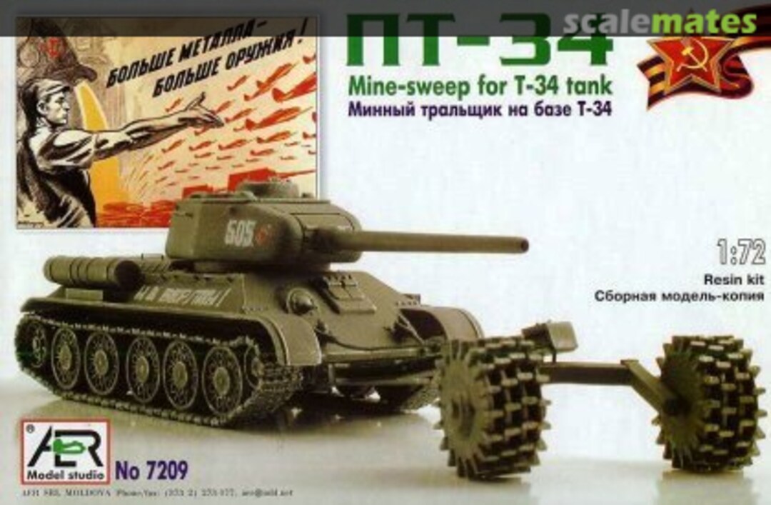Boxart T-34 7209 AER Model Studio Boxart T-34 7209 AER Model Studio