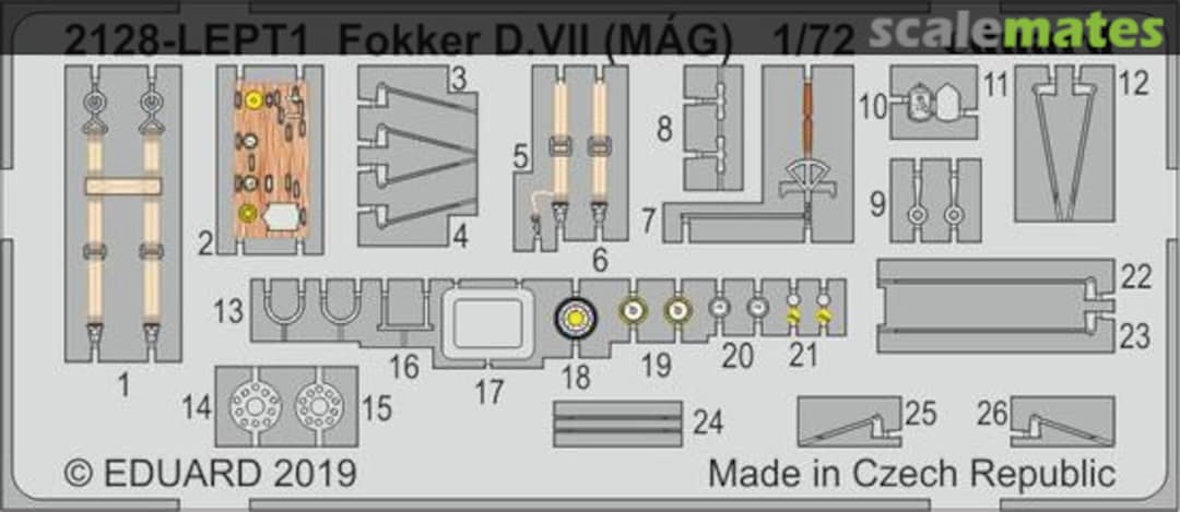 Boxart Fokker D.VII (MÁG) PE-set 2128-LEPT1 Eduard Boxart Fokker D.VII (MÁG) PE-set 2128-LEPT1 Eduard