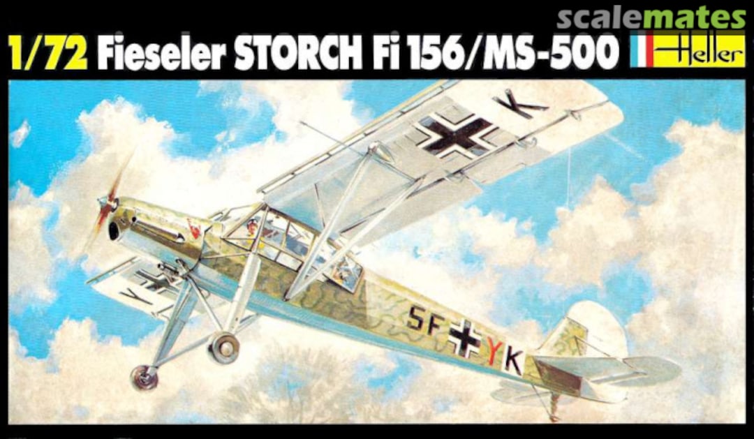 Boxart Fieseler STORCH Fi 156/MS-500 227 Heller Boxart Fieseler STORCH Fi 156/MS-500 227 Heller