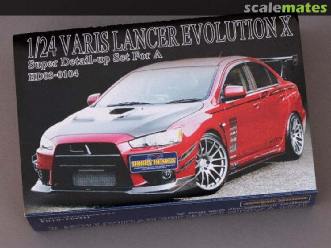Boxart Varis Lancer Evolution X HD03-0104 Hobby Design Boxart Varis Lancer Evolution X HD03-0104 Hobby Design