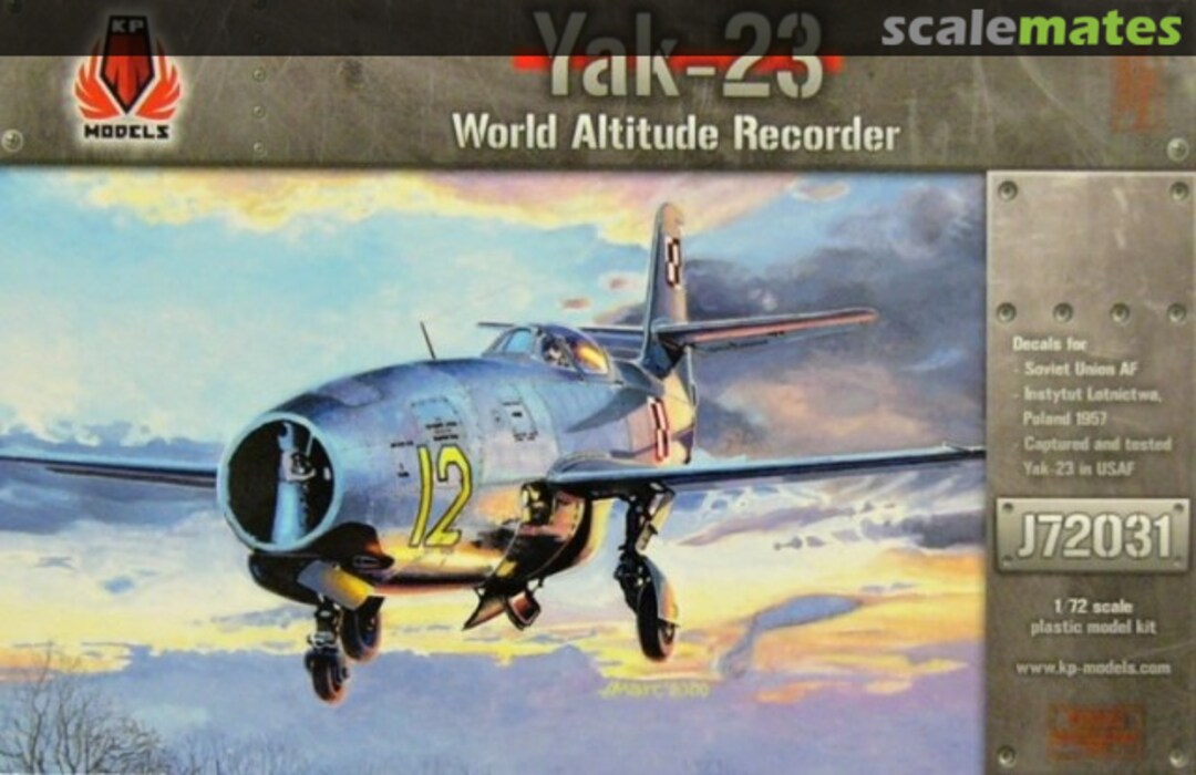 Boxart Yak-23 J72031 KP Models