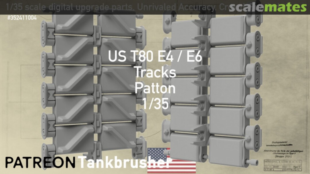 Boxart M46 Patton - T80E4 / E6 352411004 Tankbrusher Scale Modeling Boxart M46 Patton - T80E4 / E6 352411004 Tankbrusher Scale Modeling