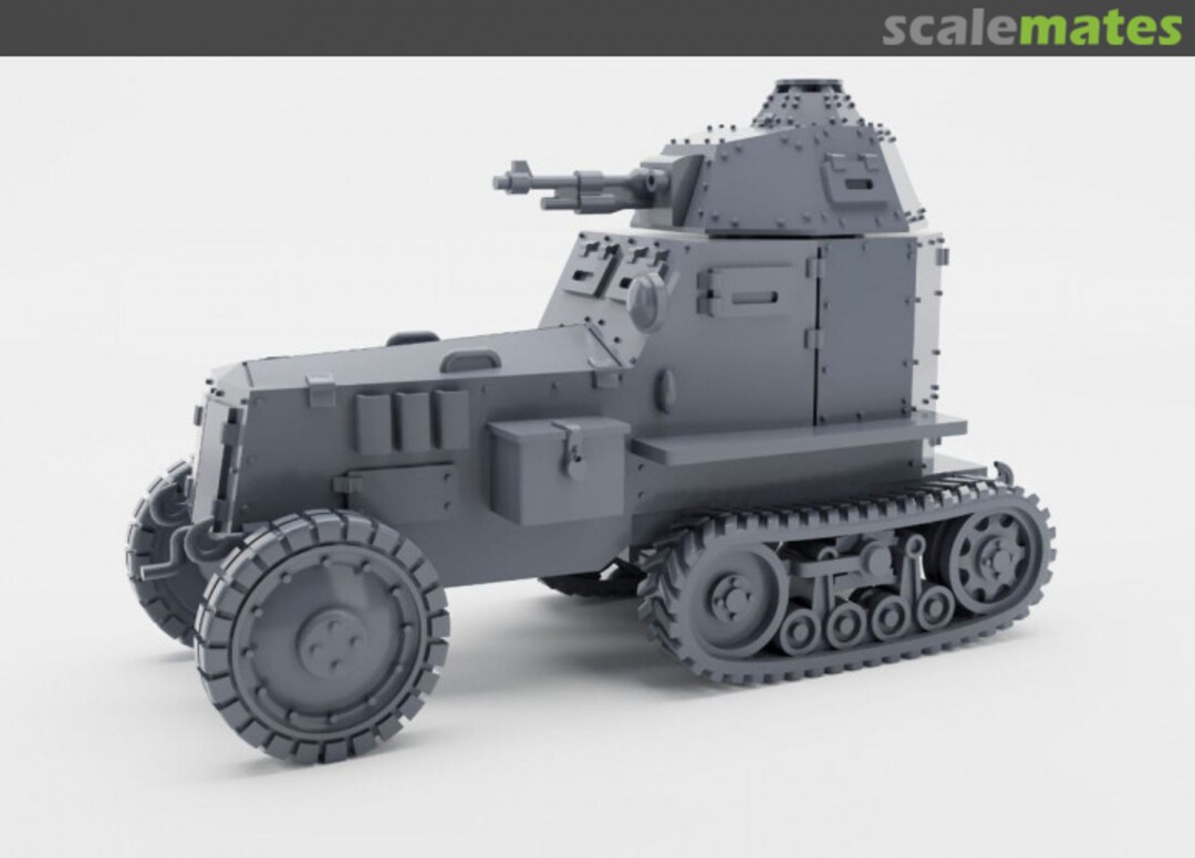 Boxart Half-track Wz.28 - Armored car model 28 - closed hatch 48011115 EMP3d Boxart Half-track Wz.28 - Armored car model 28 - closed hatch 48011115 EMP3d