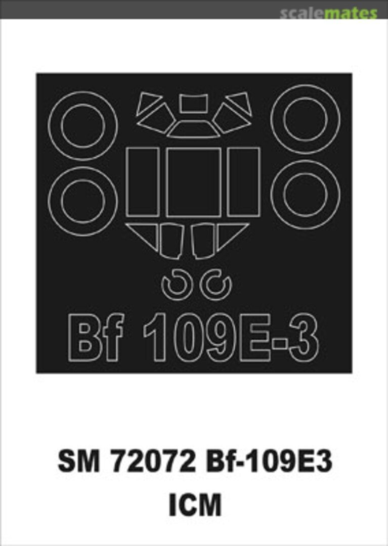 Boxart Bf 109E-3 SM72072 Montex Boxart Bf 109E-3 SM72072 Montex