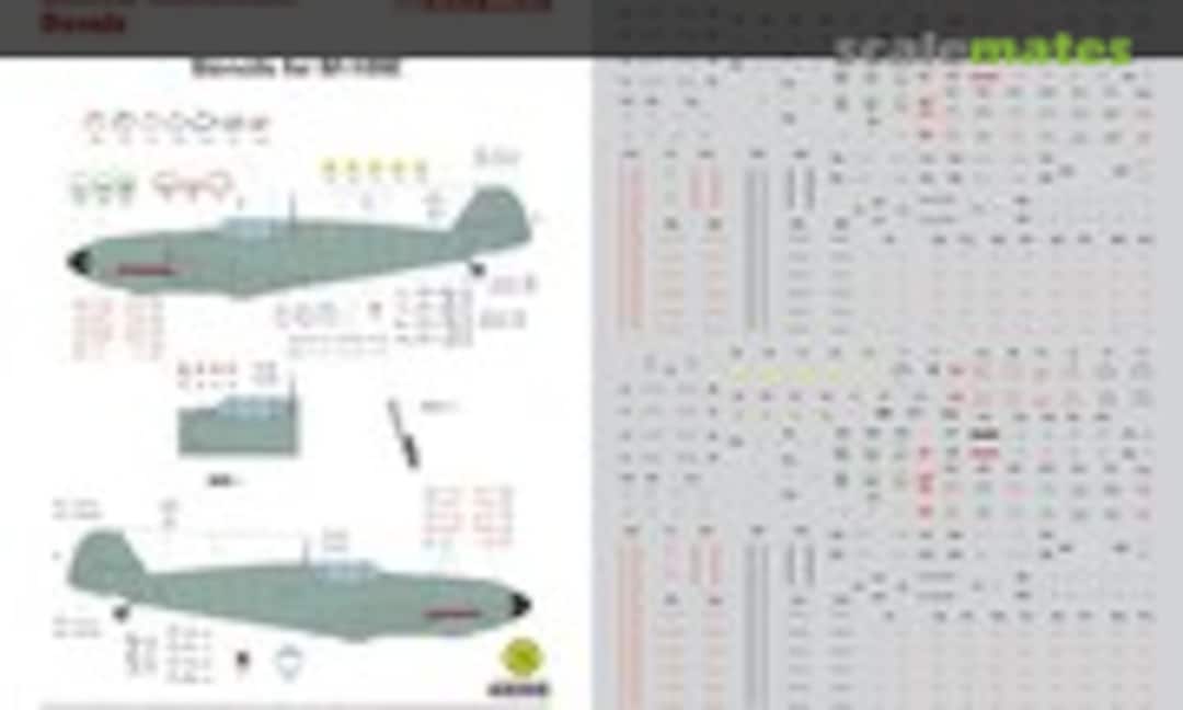 1:48 Stencils for Bf-109E (Techmod 48098) 48098