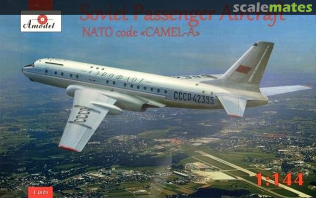 Boxart Tupolew TU-104A NATO Code "Camel-A" 1469 Amodel Boxart Tupolew TU-104A NATO Code "Camel-A" 1469 Amodel
