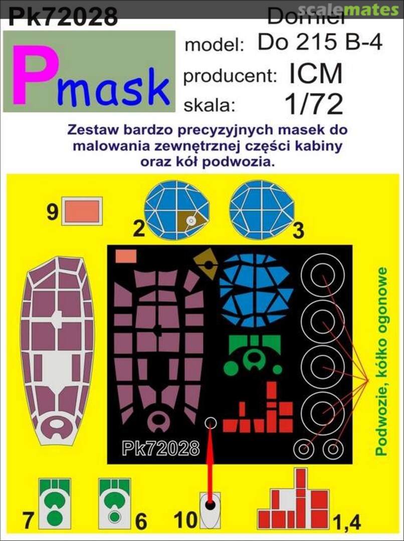 Boxart Dornier Do 215 B-4 PK72028 Pmask Boxart Dornier Do 215 B-4 PK72028 Pmask