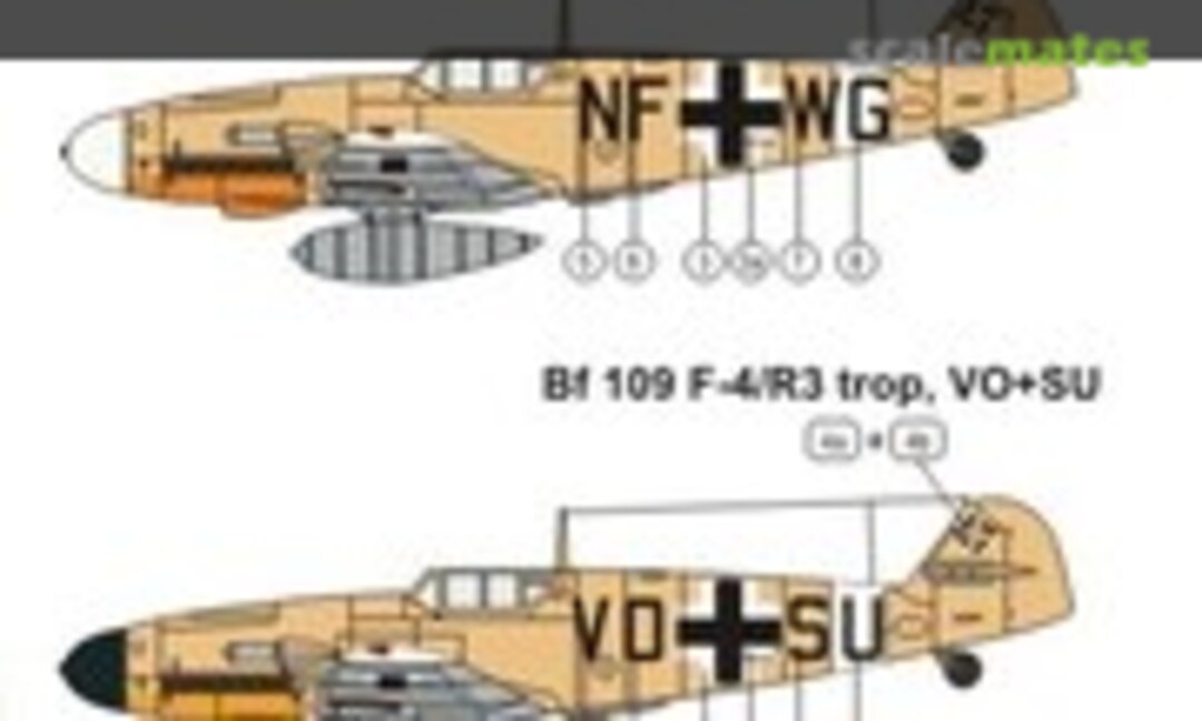 1:72 Bf 109 F-4/R3 trop aufklärer (OWL DS72037) DS72037