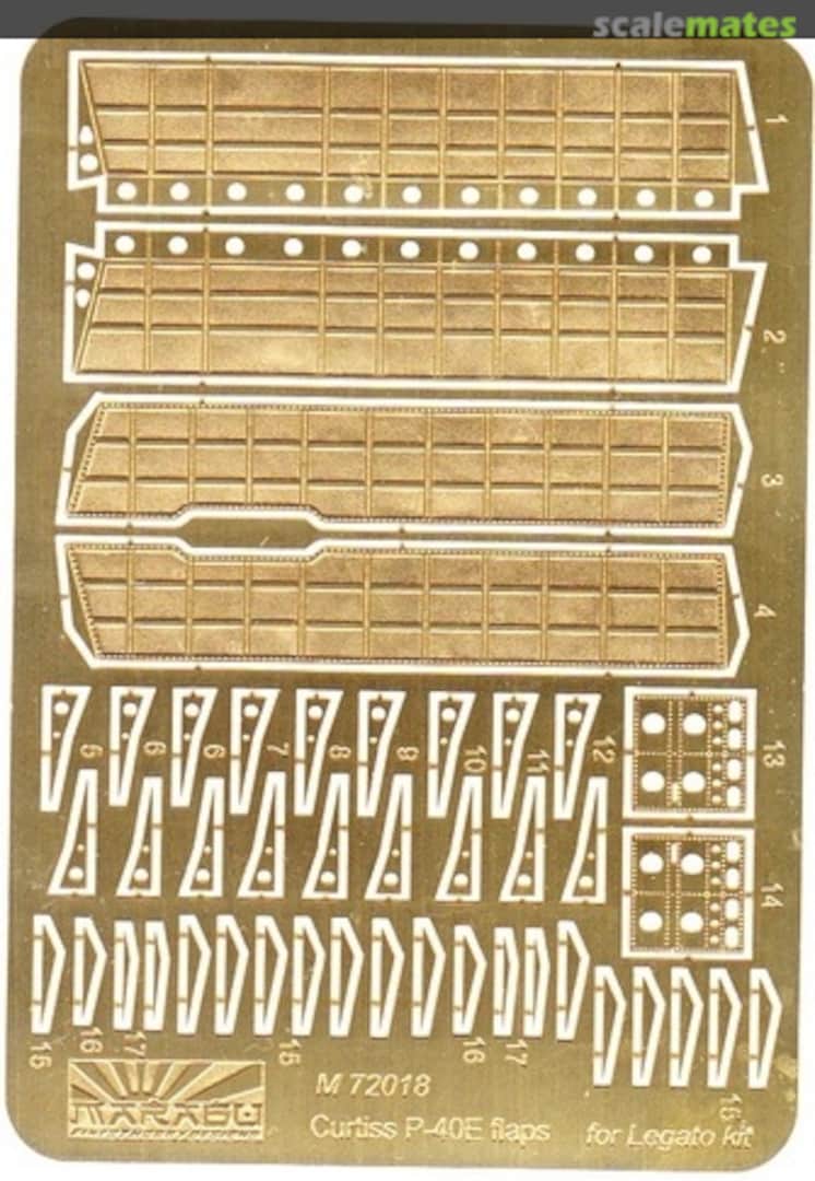 Boxart Curtiss P-40E Flaps M72018 Marabu Boxart Curtiss P-40E Flaps M72018 Marabu
