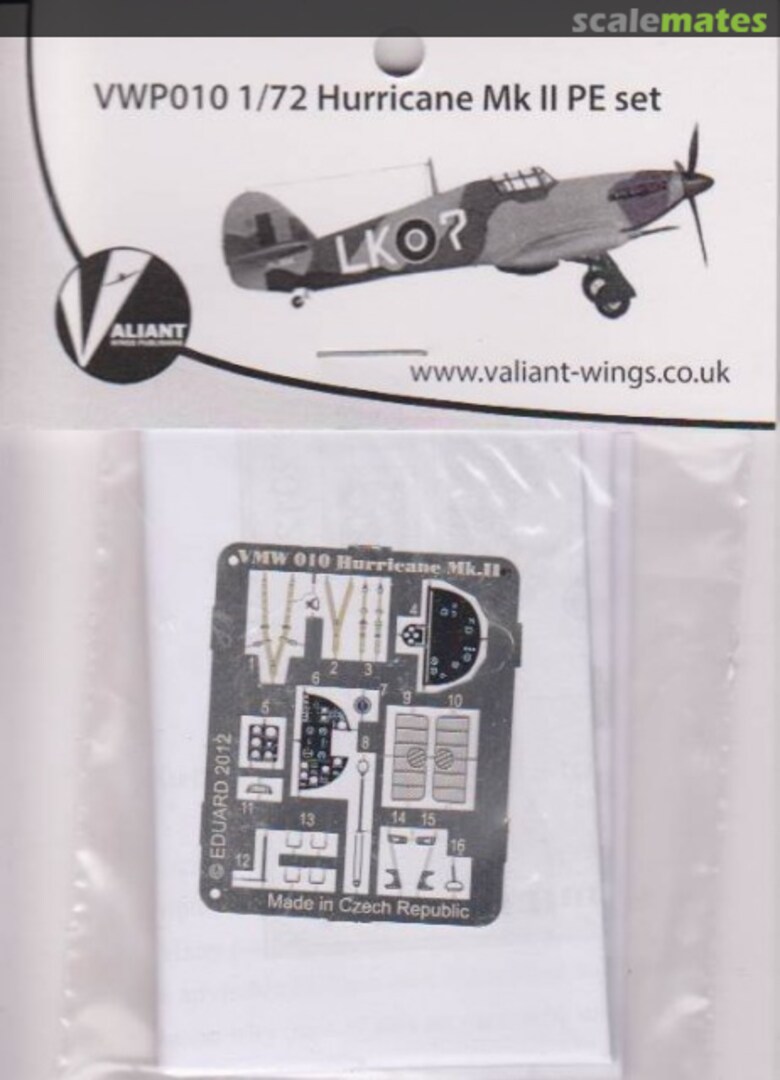 Boxart Hurricane Mk II VWP010 Valiant Wings Publishing Boxart Hurricane Mk II VWP010 Valiant Wings Publishing