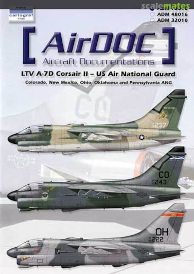 Boxart LTV A-7D Corsair II US Air National Guard ADM 72016 AirDOC Boxart LTV A-7D Corsair II US Air National Guard ADM 72016 AirDOC