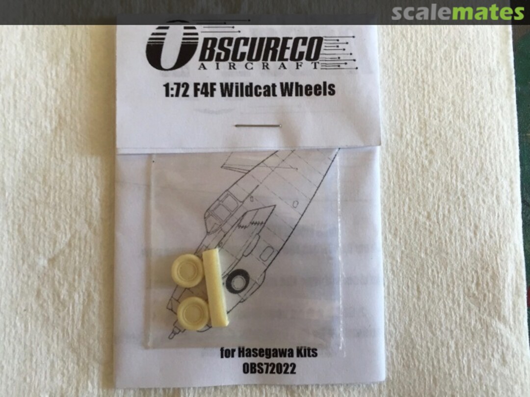 Boxart F4F Wildcat Wheels OBS72022 Obscureco Aircraft