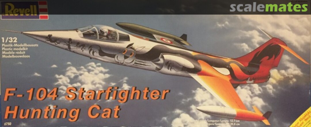 Boxart F-104 Starfighter Hunting Cat 4750 Revell Boxart F-104 Starfighter Hunting Cat 4750 Revell