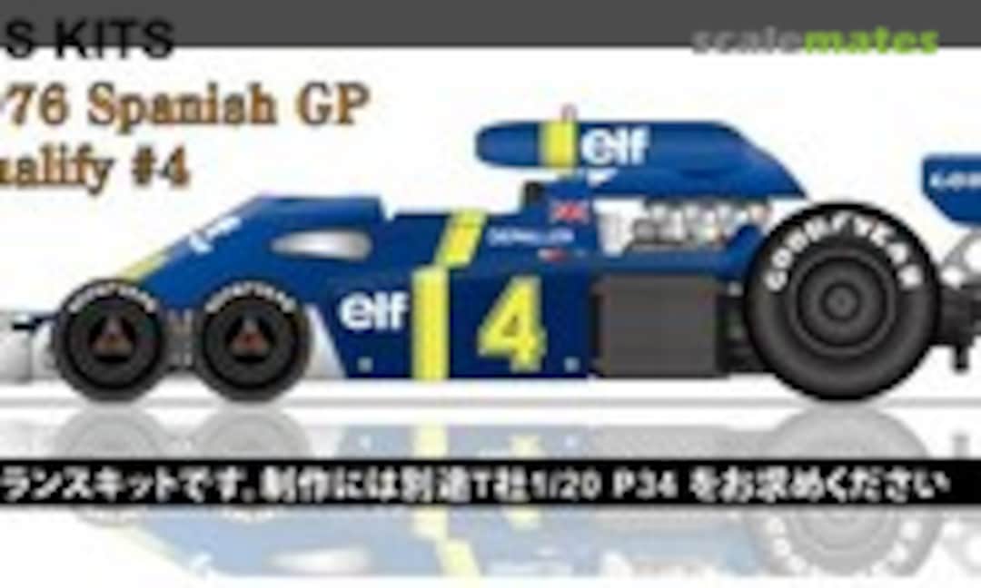 1:20 Tyrrell P34 1976 Spanish GP Qualify #4 (Studio27 ST27-TK2073) ST27-TK2073