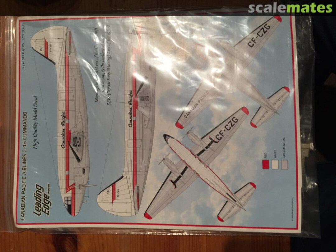 Boxart Canadian Pacific C-46 72.25 Leading Edge Boxart Canadian Pacific C-46 72.25 Leading Edge