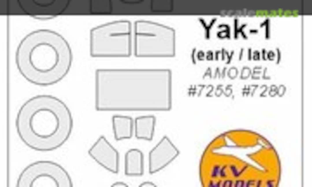 1:72 Yak-1 masks (KV Models 72658) 72658