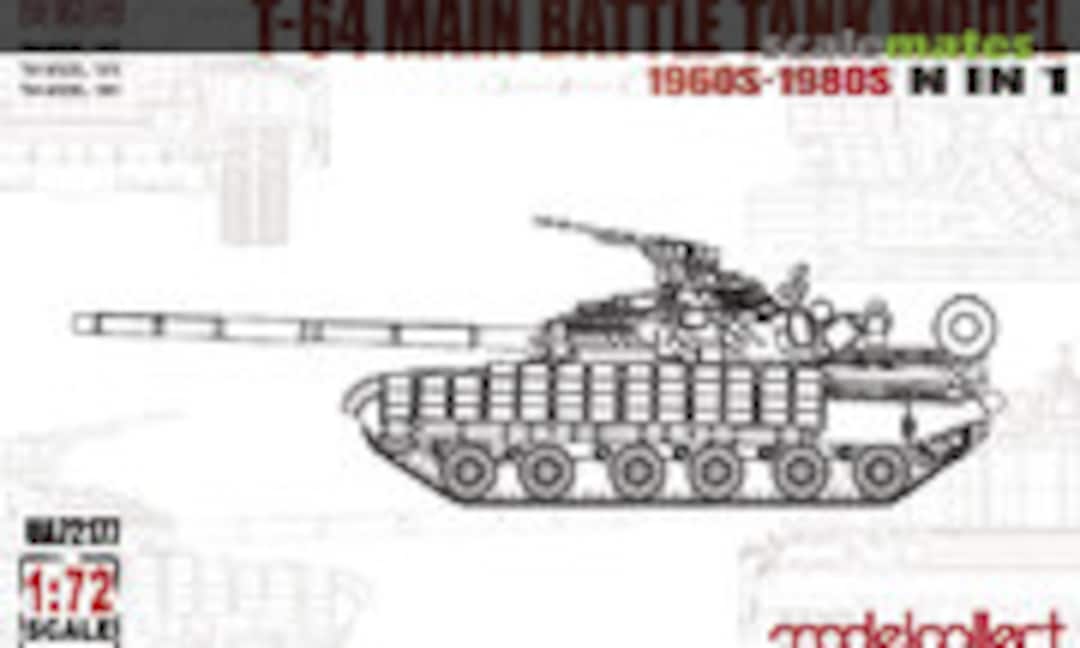 1:72 T-64 Main Battle Tank Model (Modelcollect UA72177)
