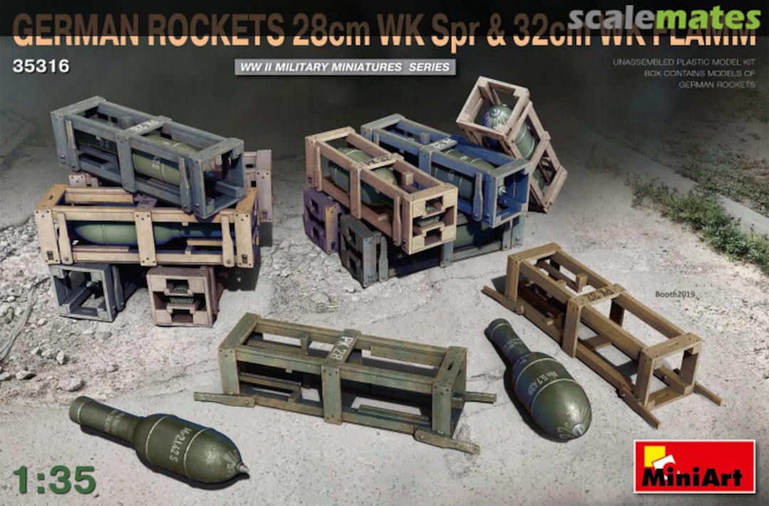 Boxart Rockets 28cm WK Spr & 32cm WK Flamm 35316 MiniArt Boxart Rockets 28cm WK Spr & 32cm WK Flamm 35316 MiniArt